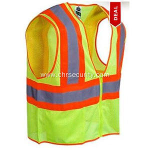 Men's Lime Green Class 2 High Visibility Safety Vest